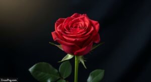 Rose black background image 2