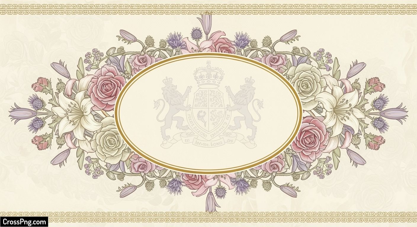 Royal engagement invitation card background image