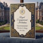 Royal engagement invitation card background image 2