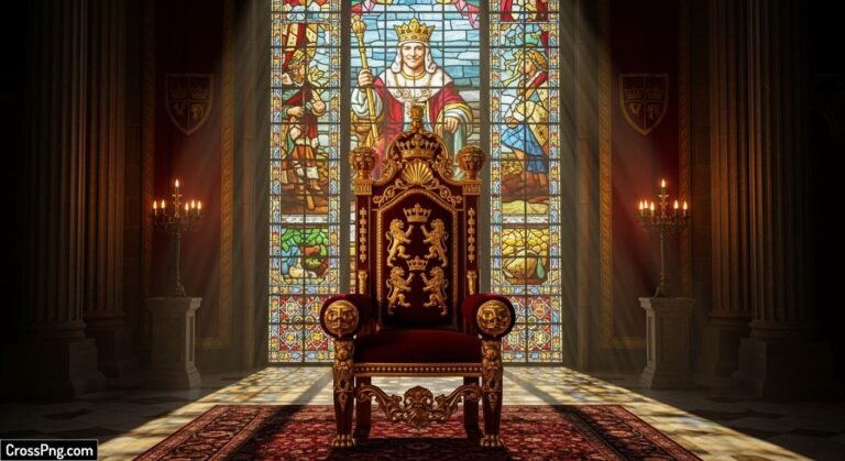 Royal king chair background image 2