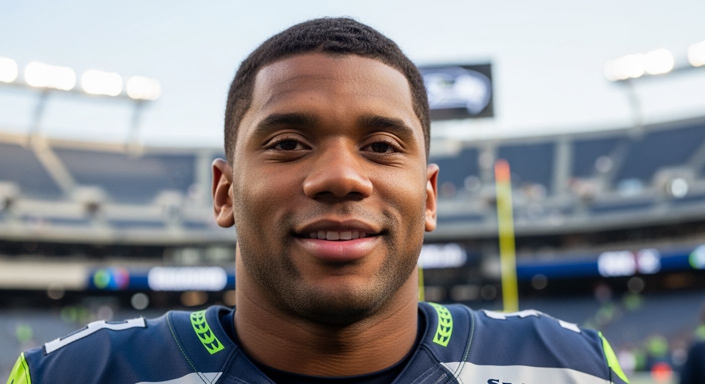 Russell wilson racial background image