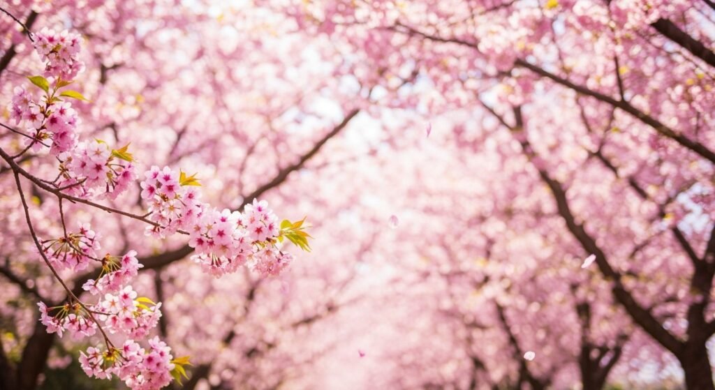 Sakura blossom background image 3