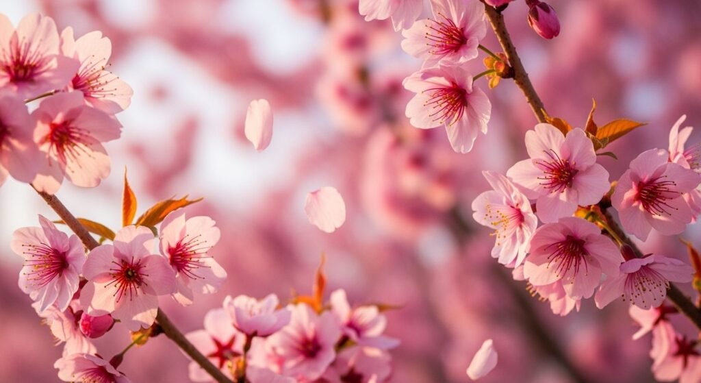 Sakura blossom background image 4