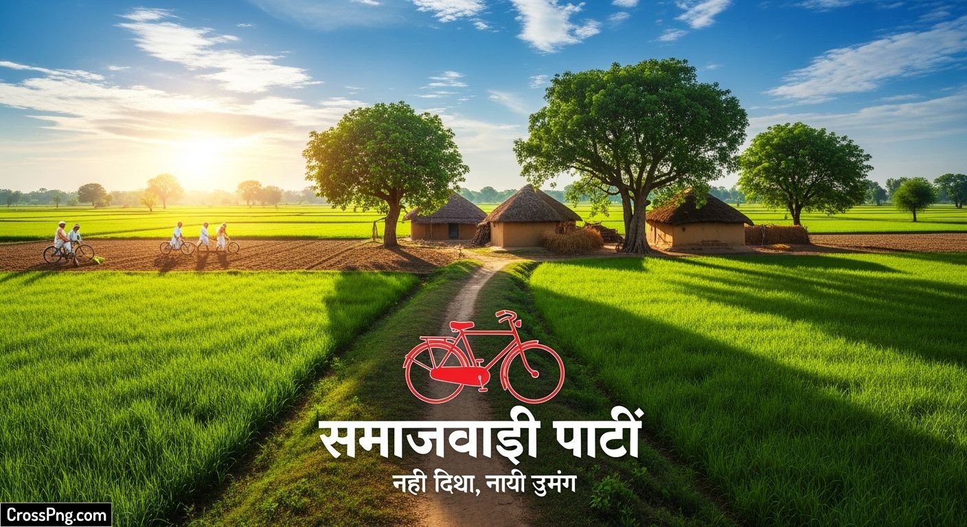 Samajwadi party poster background image
