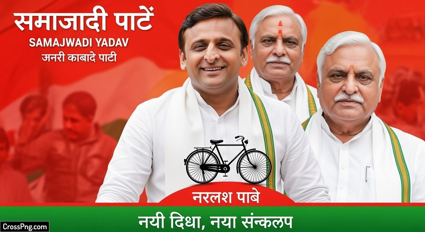 Samajwadi party poster background image 2