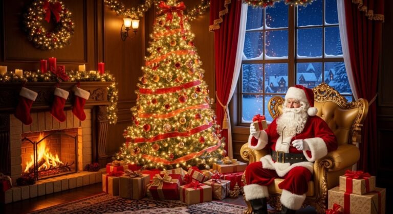 Santa background image