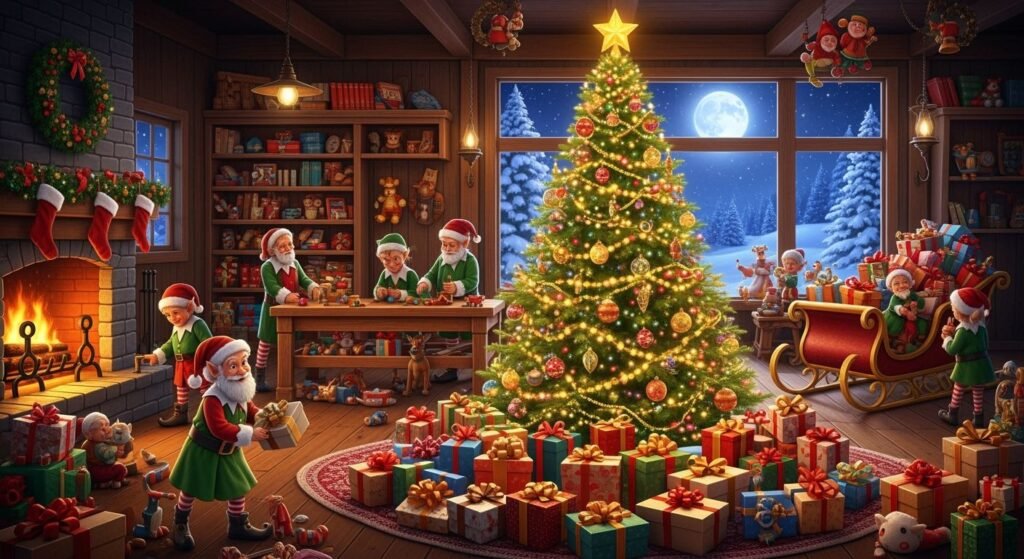 Santa background image 3