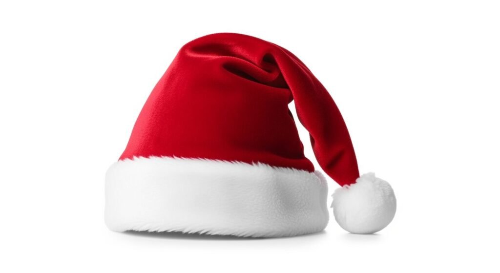 Santa hat no background image 2