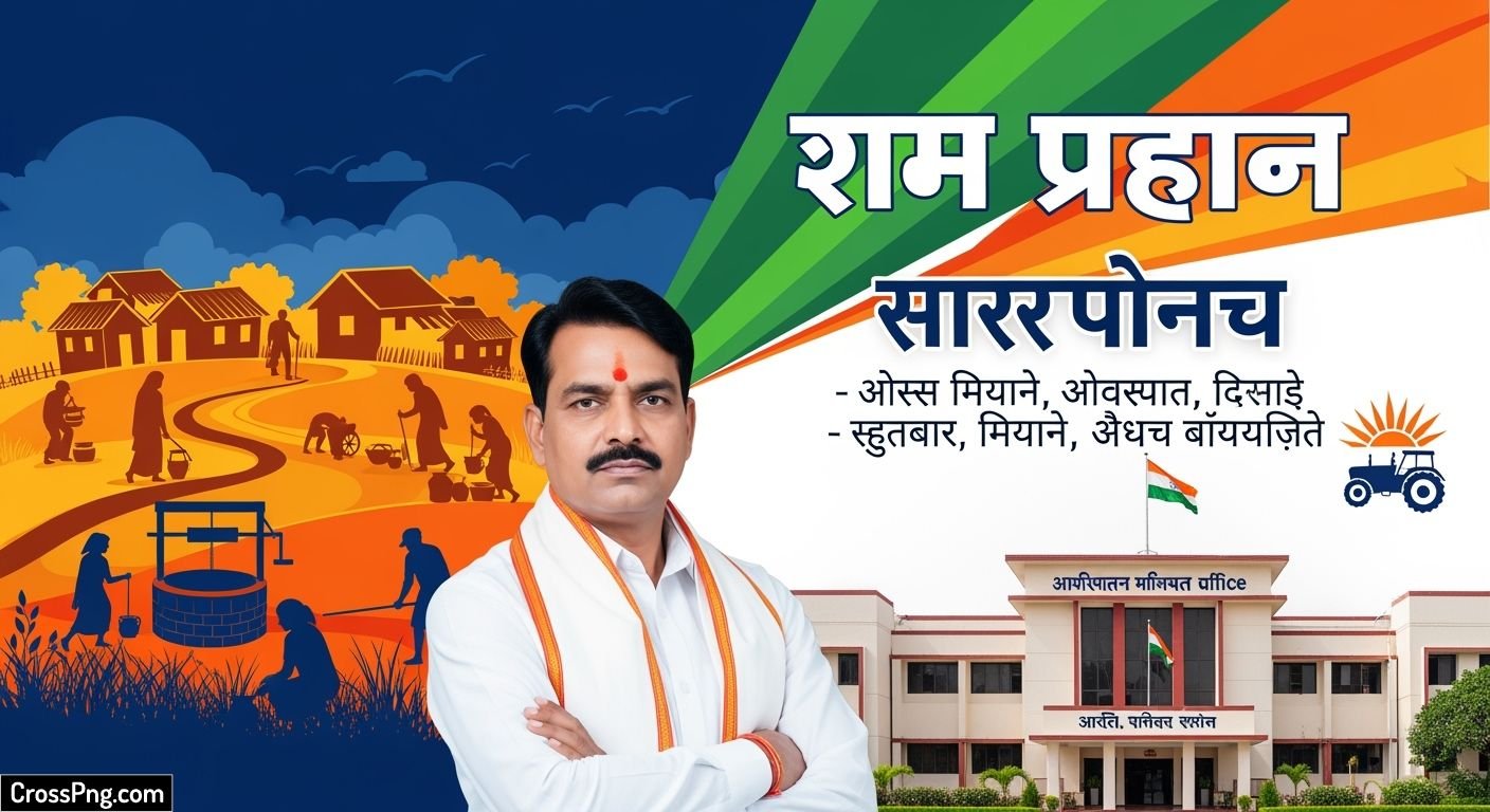 Sarpanch poster background image