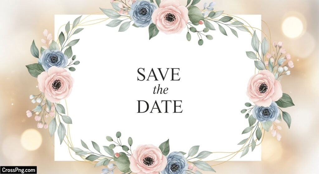 Save the date background image