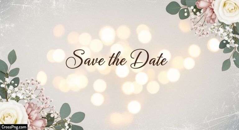 Save the date background image