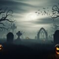 Scary halloween background