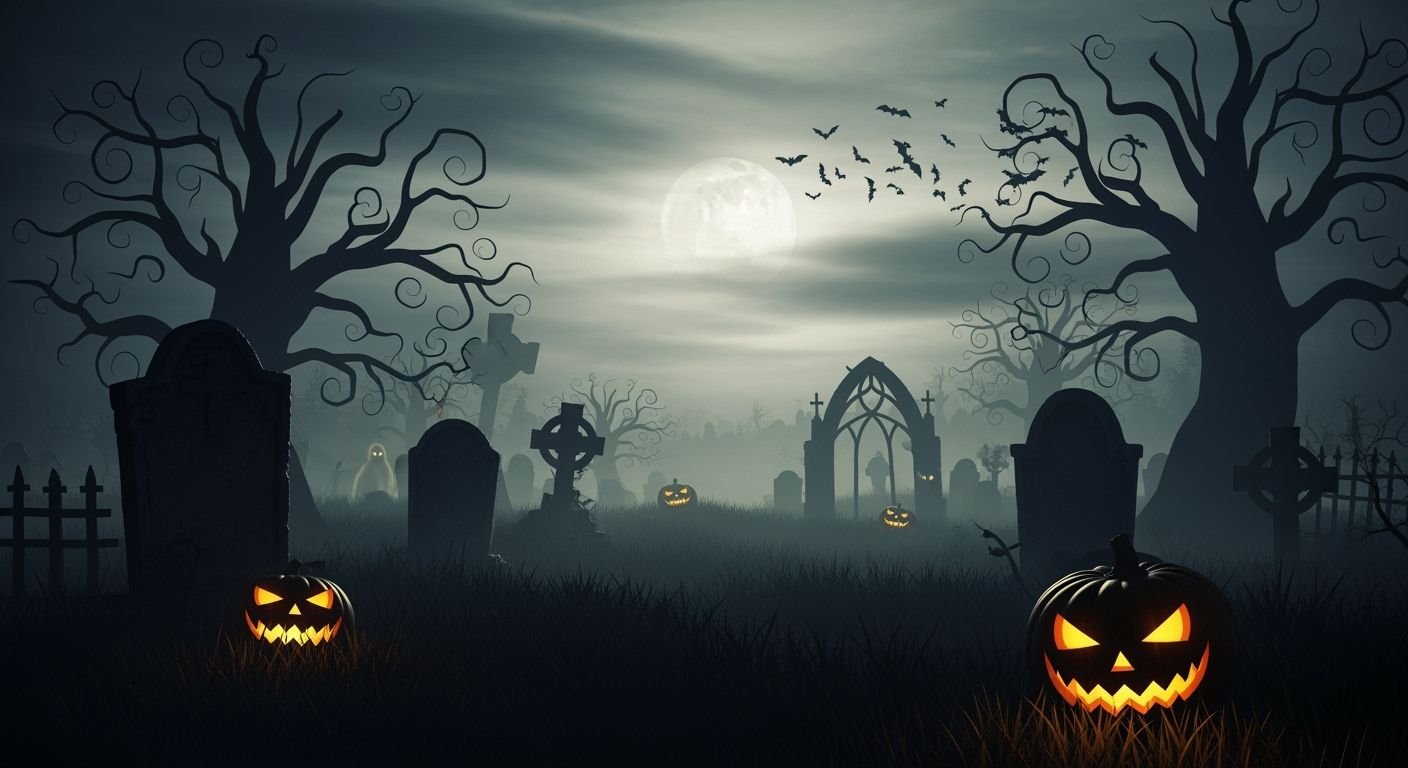 Scary halloween background image 3