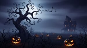 Scary halloween background image 4
