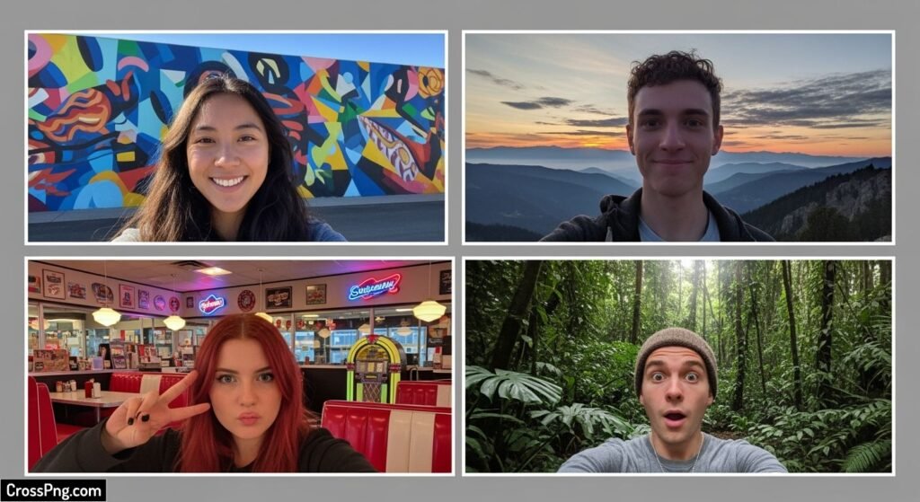 Selfie images background image 2