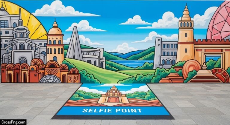 Selfie point background image