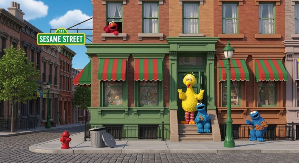 Sesame street background image