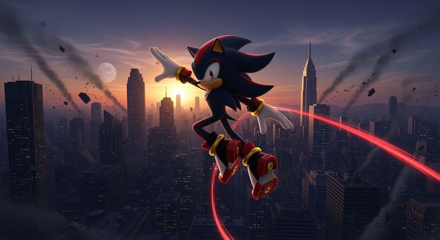 Shadow the hedgehog background image 3