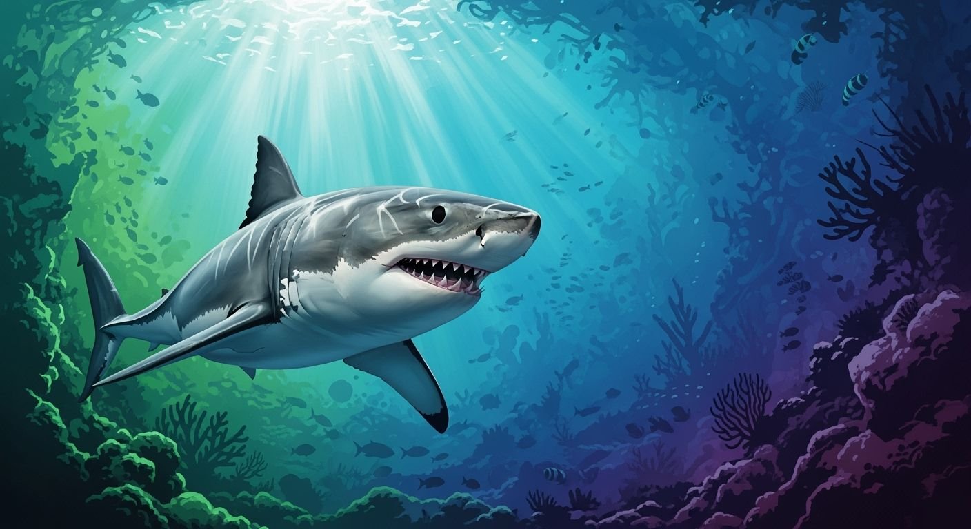 Shark background image 4