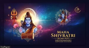 Shivratri banner background image
