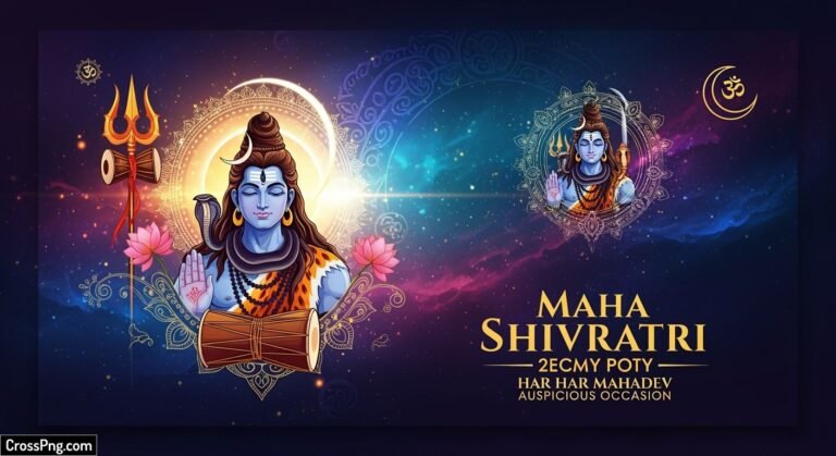 Shivratri banner background image