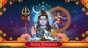 Shivratri banner background image