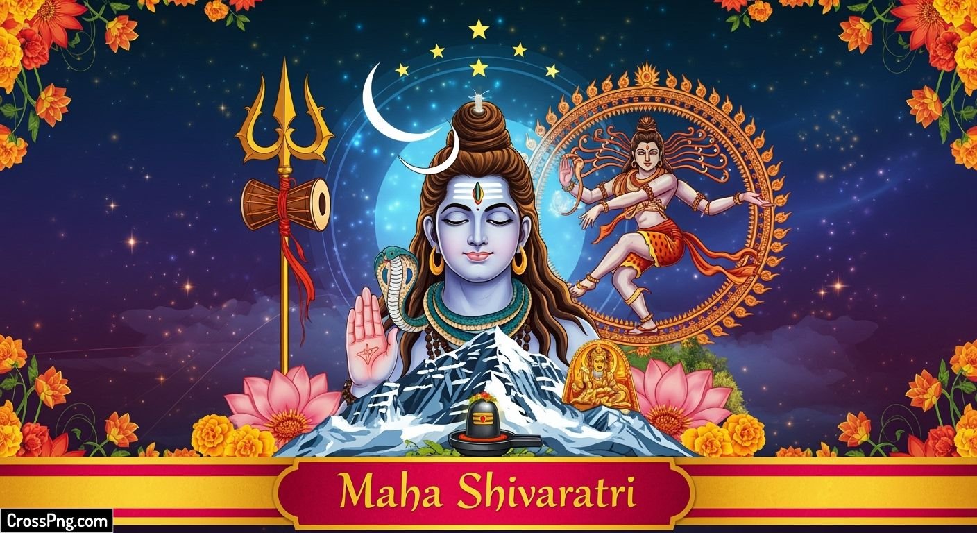 Shivratri banner background image