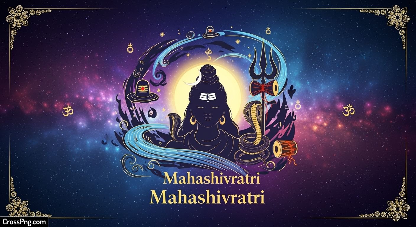 Shivratri poster background image