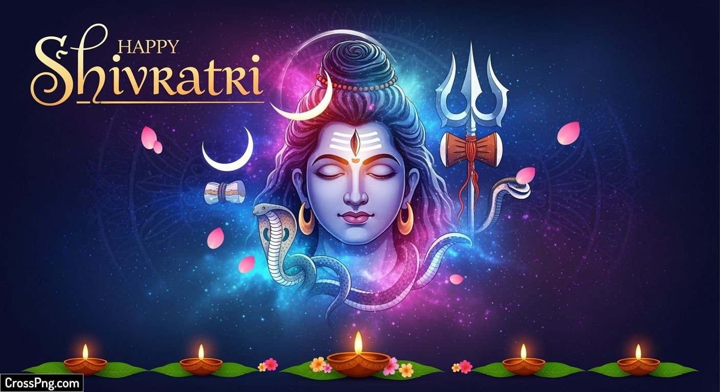 Shivratri poster background image 2