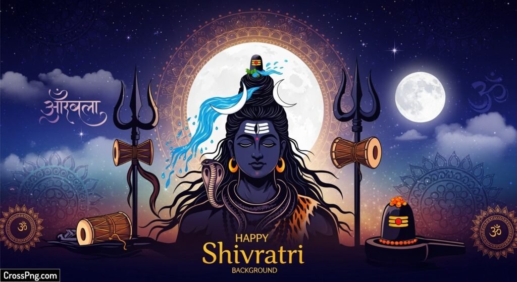 Shivratri poster background image 6