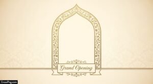 Shop opening invitation card background image 2