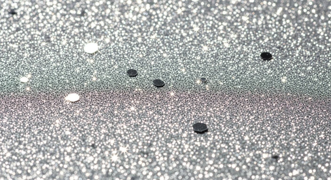 Silver sparkle background image 4