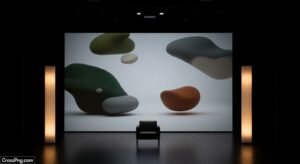 Simple background stage decoration image 2