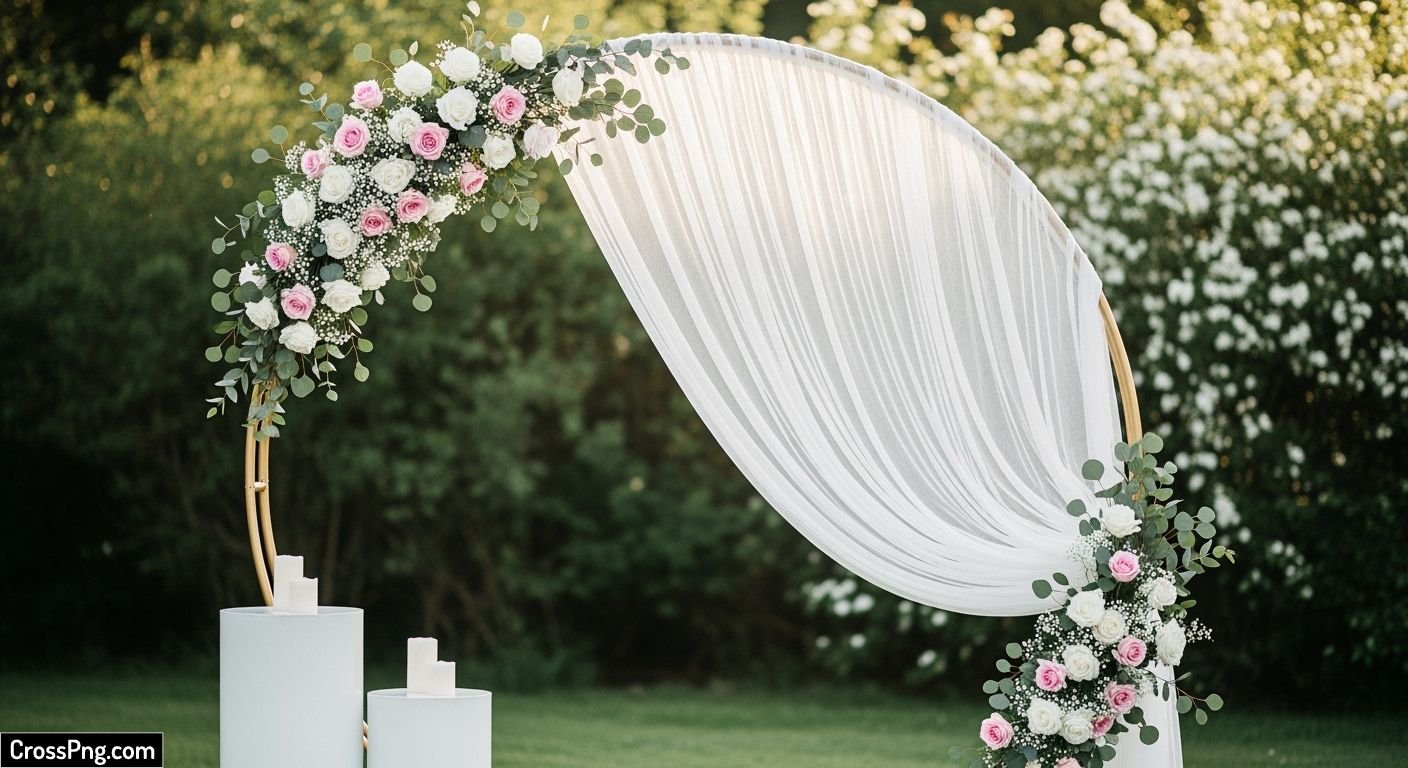 Simple engagement background decoration image 2