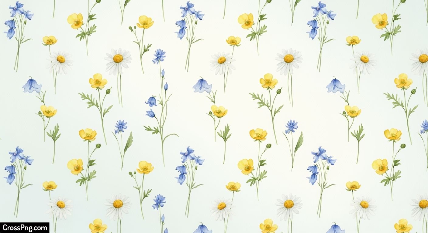 Simple flower background image 3