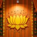Simple ganpati background decoration