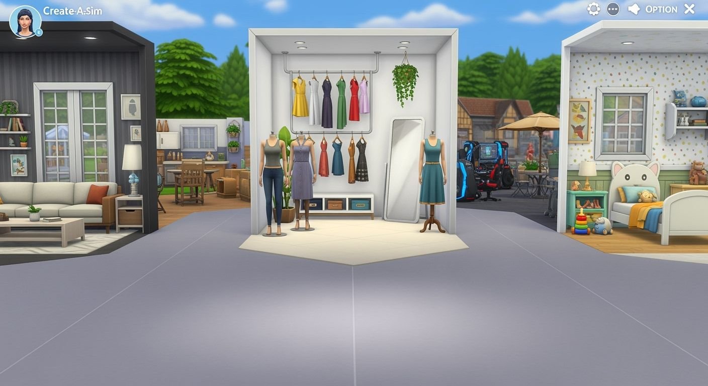 Sims background cas image 4