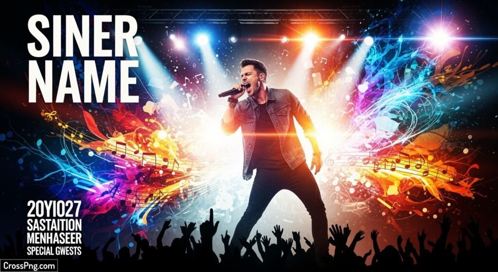 Singer poster background image 2