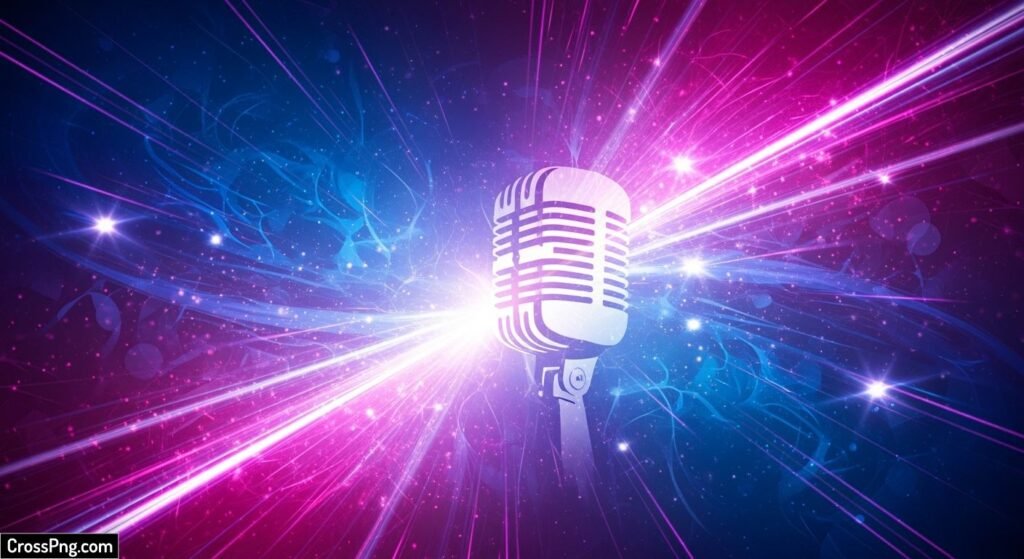 Singing background image 3
