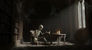 Skeleton background image