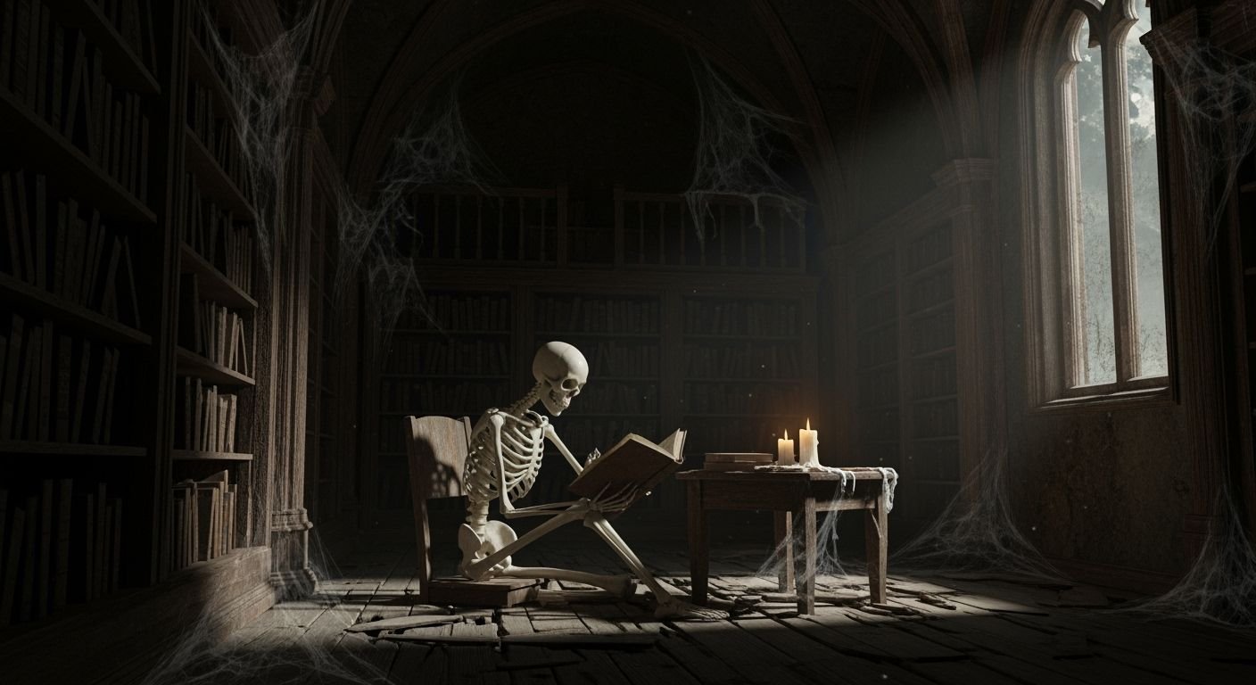 Skeleton background image