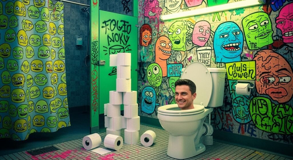 Skibidi toilet background image