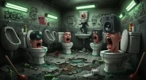 Skibidi toilet background image 3