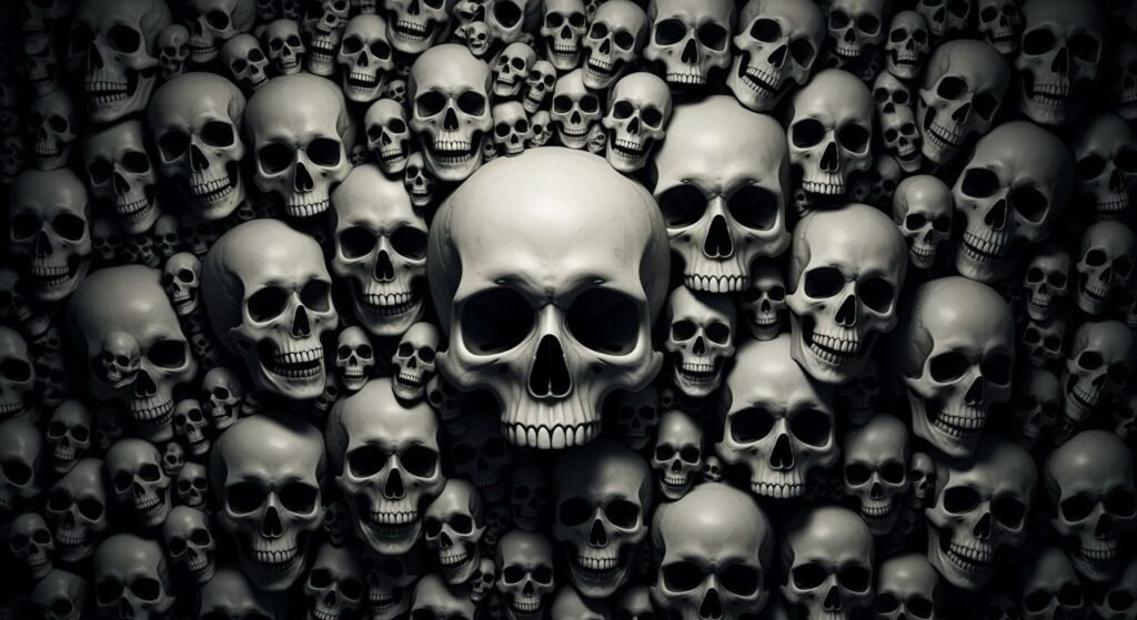Skull background image 2