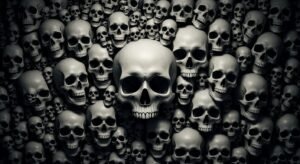 Skull background image 2
