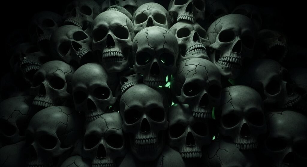 Skull background image 3