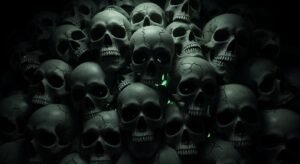 Skull background image 3