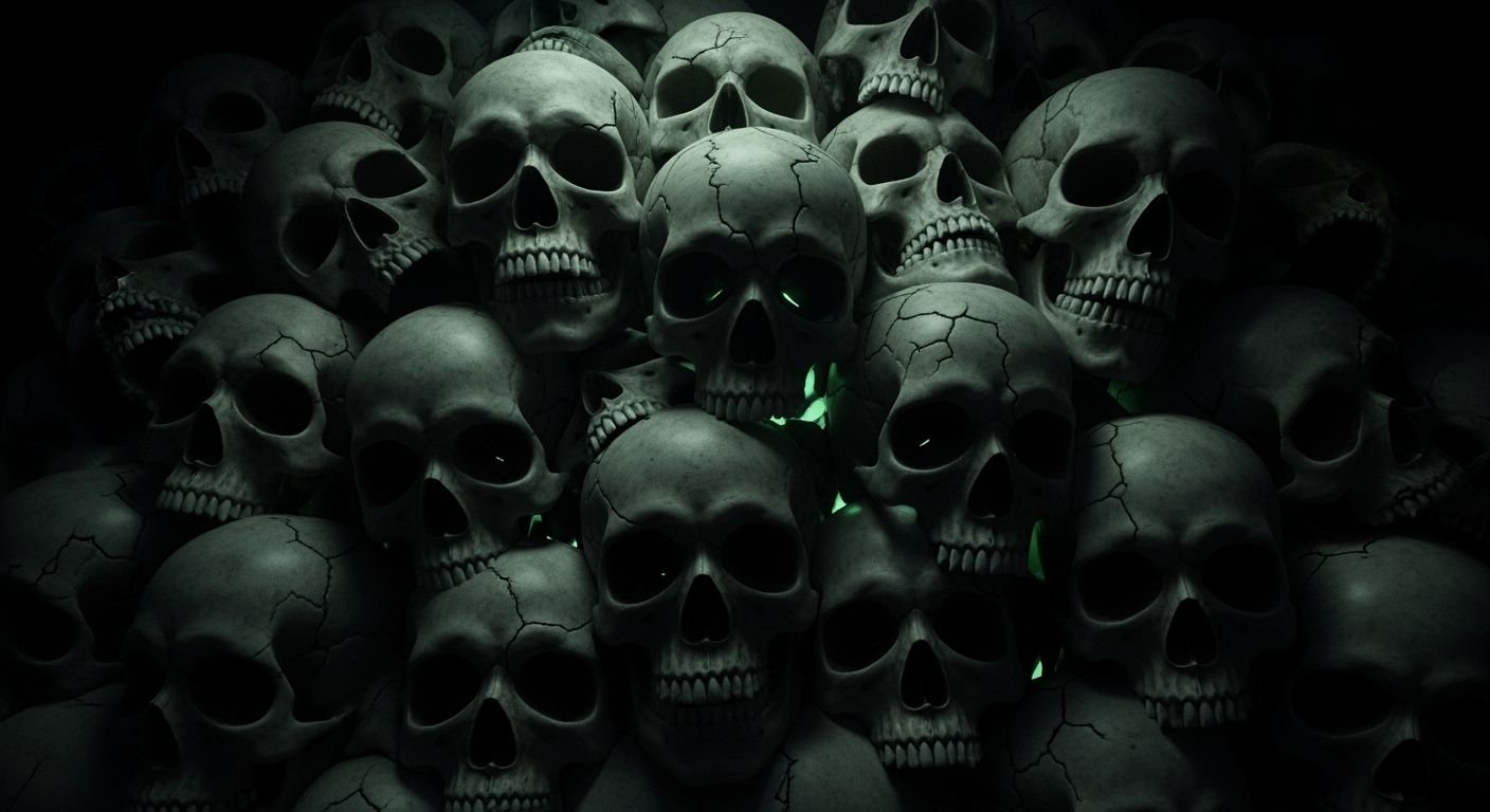 Skull background image 3