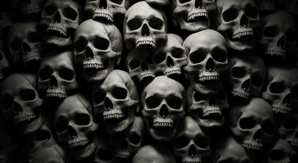 Skull background image 4