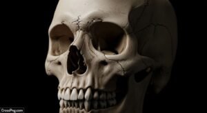 Skull black background image 2